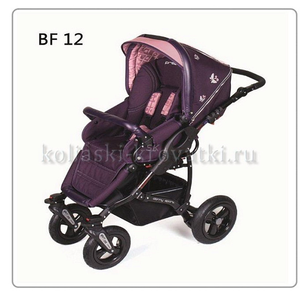Коляска Danny Sport 2 в 1 Butterfly из эко-кожи фото 5