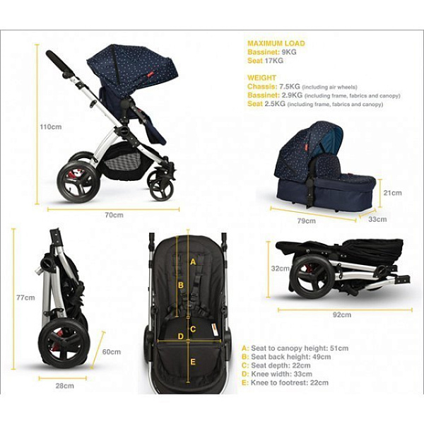 Детская коляска Redsbaby Bounce New Редсбеби Баунс Нью 2 в 1 фото 7